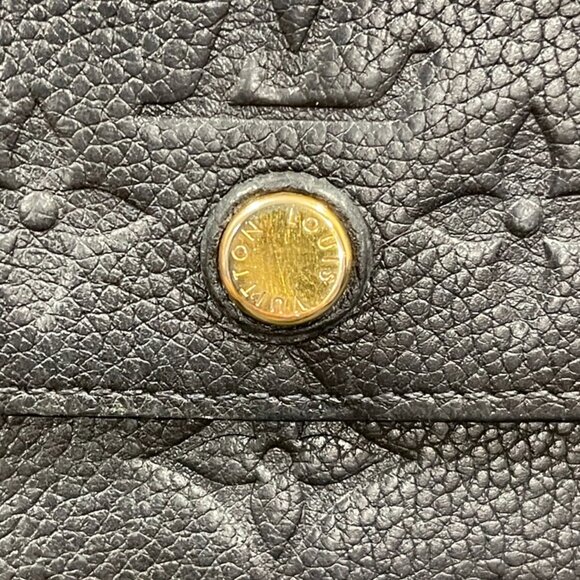 Louis Vuitton Monogram Empreinte Portefeuille Sarah Wallet Black (JB1120) - Picture 2 of 14